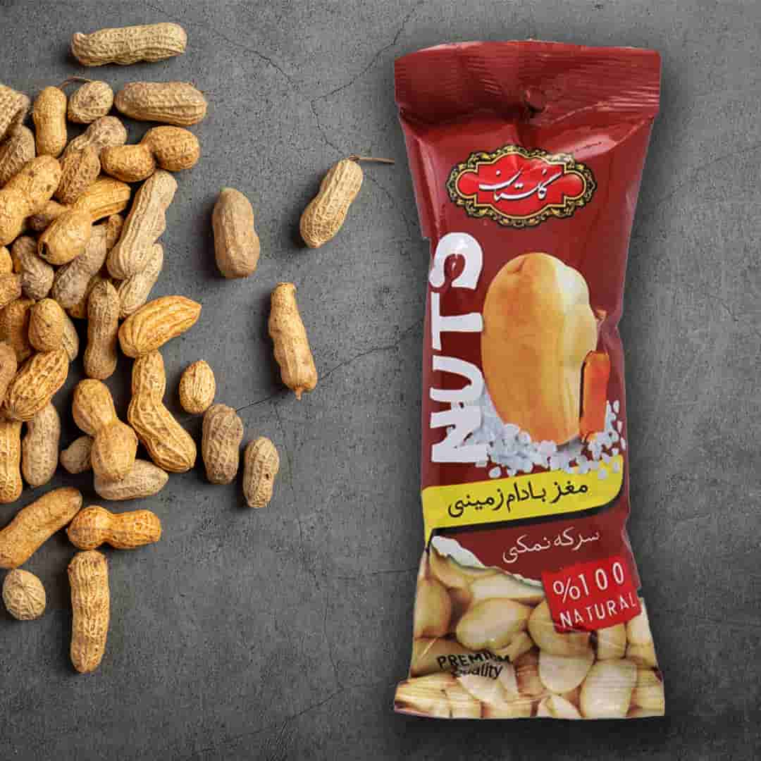 بادام زمینی گلستان سرکه ای تازه و خوش خوراک روزانه